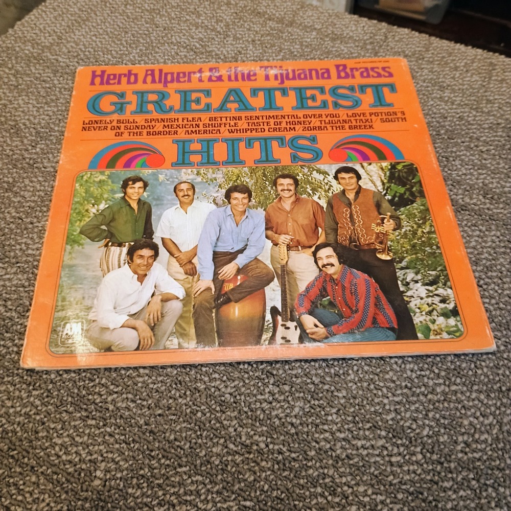 Herb Alpert and the Tijuana Brass Greatest Hits Vinyl LP Record AM SP 4245